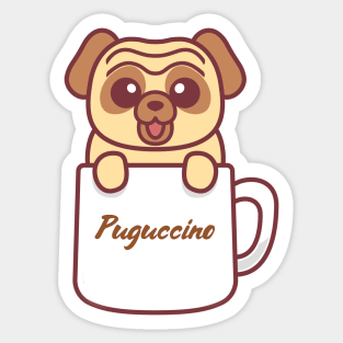 Puguccino Sticker